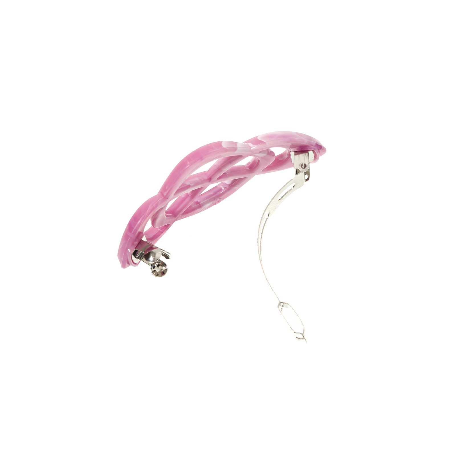 1pc Colorful Spring Hair Clip Hollow Ponytail Holder Hairgrip Barrettes Hairpin Women Girl Cute Hair Accessories