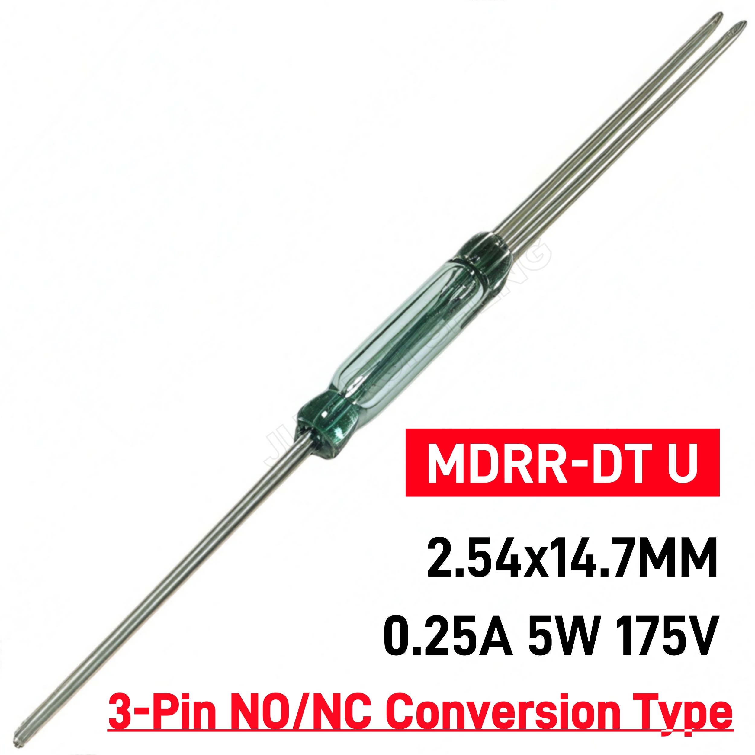 Reed Switch NO/NC SPDT MDRR-DT SMD MDSM-DT RI-90 ORT551 HYR1555 14M 3pin Normally Open/Closed Conversion Magnetic Contact Sensor: WHITE