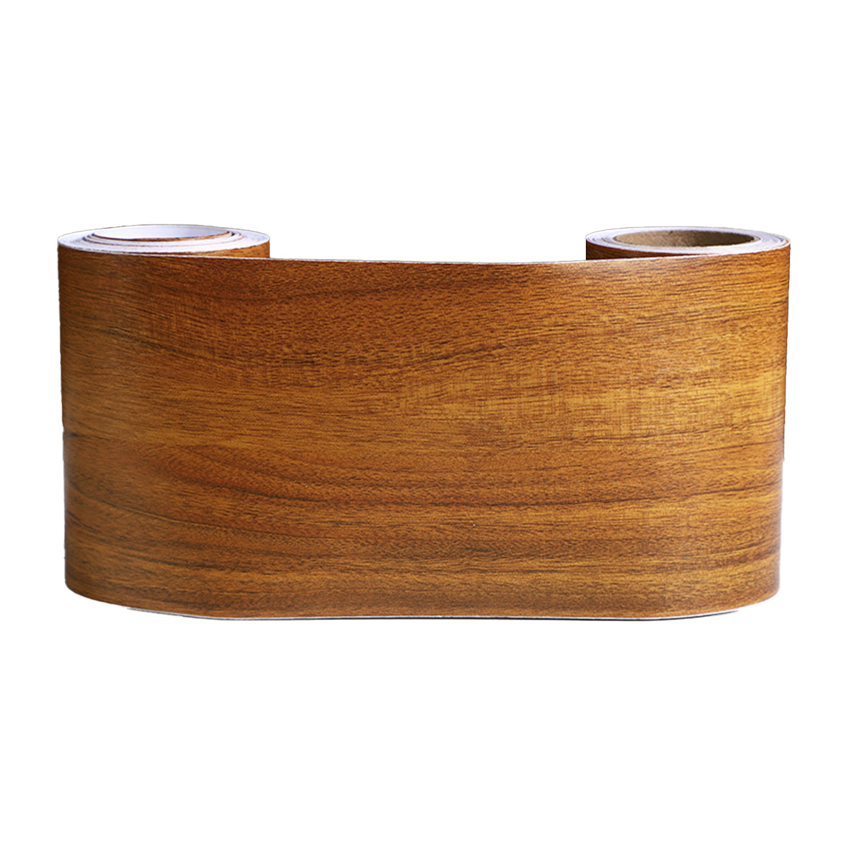 Wood Grain Door Frame Wrapping Edge Stickers Self-adhesive Renovation Furniture Holes Cover Wooden Door Cover Floor Stickers 5M: Dark Khaki