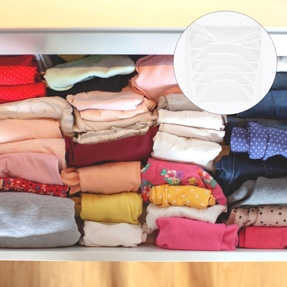 1 Set/3pcs Compartments Clothes Storage Box Closet Drawer Dividers Organizer