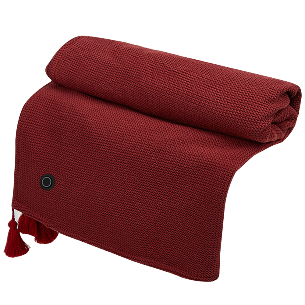 3 niveaux de chaleur Coral Winter Electric Throw Couverture chauffante Châle Lav