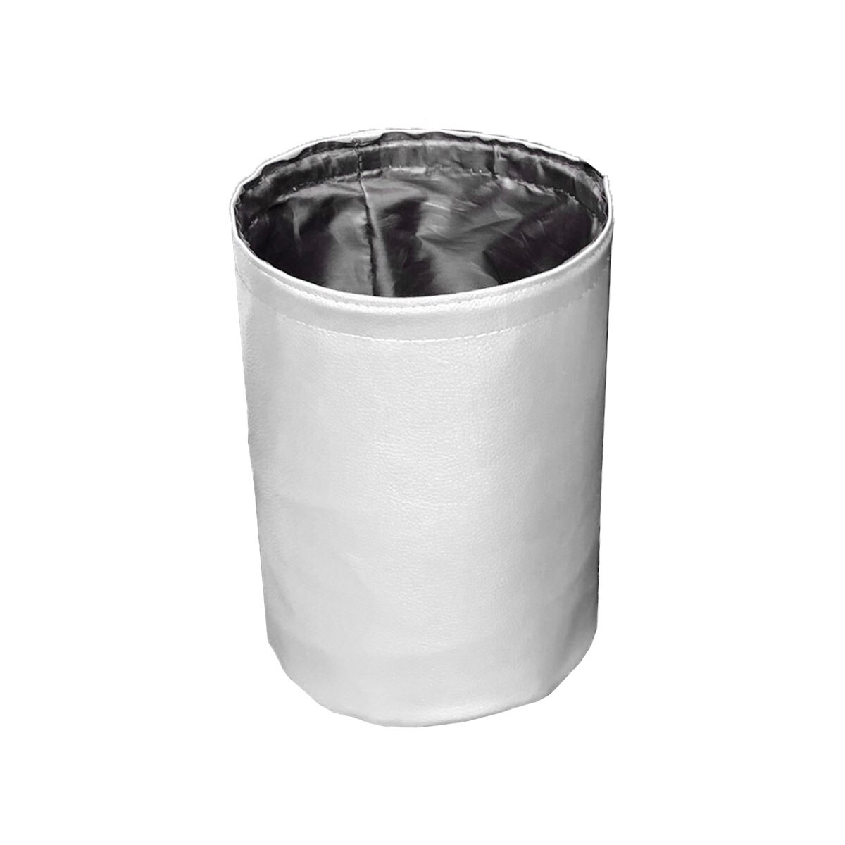Car Storage Basket Interior Rubbish Container For Waste Organizer Holder Waterproof Garbage Can Trash Bin Folding Storage Bag: gray