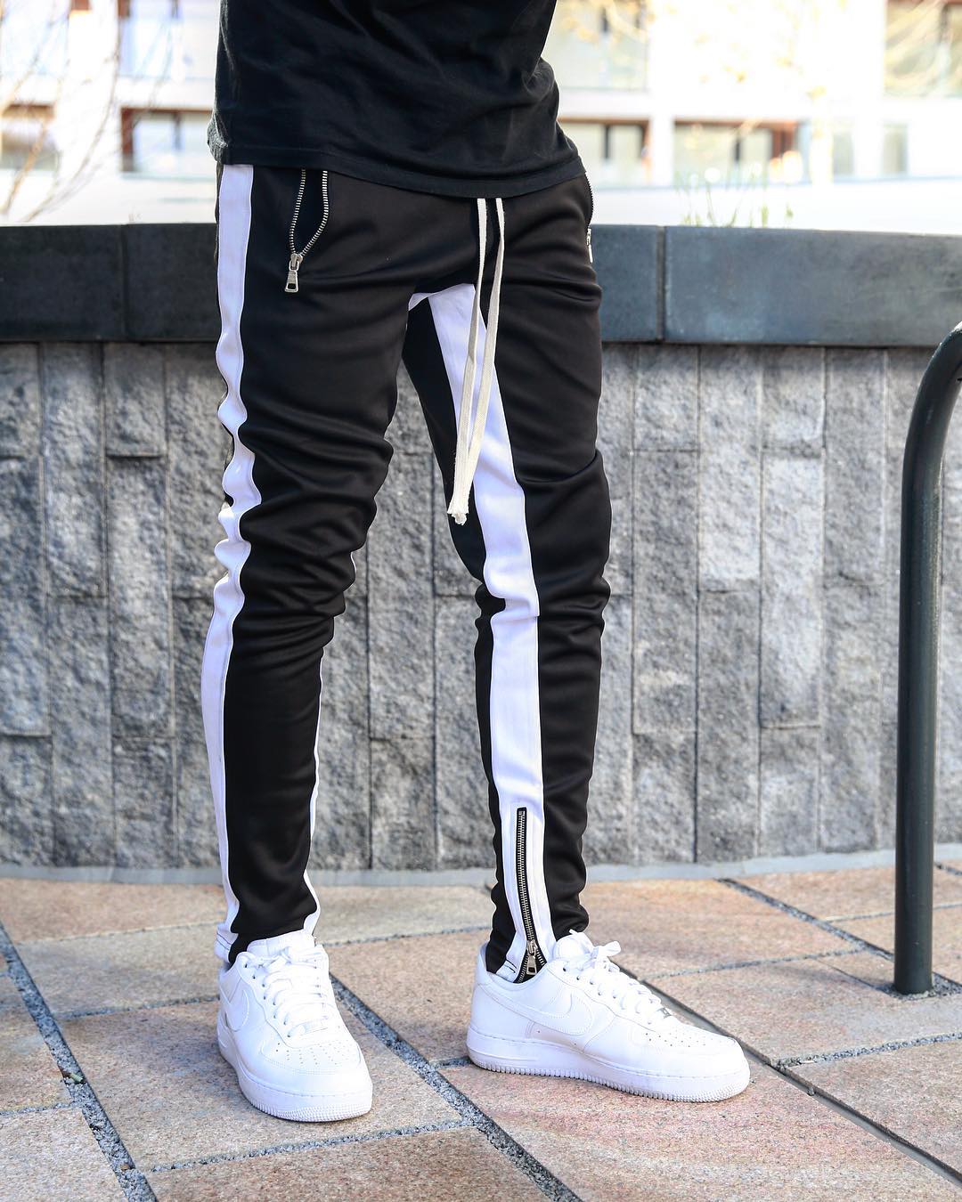 Jogging tilfeldig hombre pantalones de aptitud de los hombres ropa deportiva bukser