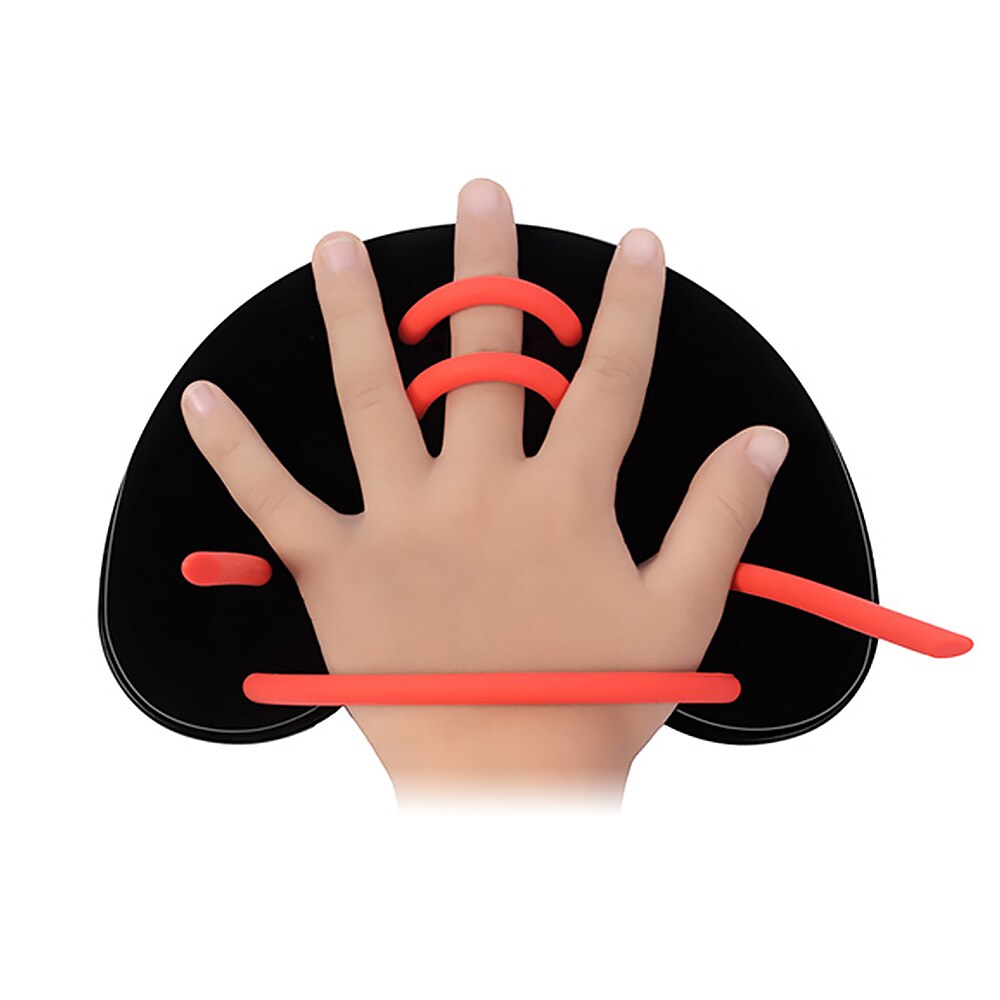 Palmes de natation professionnelles palmes de natation exercices de Correction outils de natation gants palmés à la main réglables