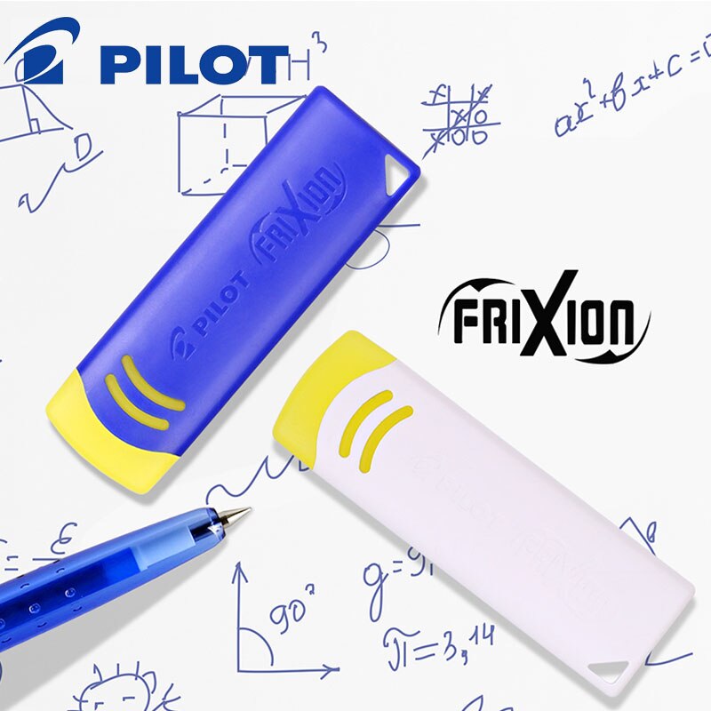 2pcs Japan PILOT EFR-6 Erasable Rubber Frixion Series Friction Eraser Blue/White Erasable Pen Special Eraser Wipe Clean Withou