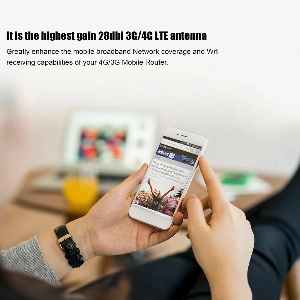 Antena 3G 4G LTE TS9 CRC9 Złącze SMA router 4G LTE Antena zewnętrzna robić routerów Huawei 3G 4G LTE modem 2M Kabel