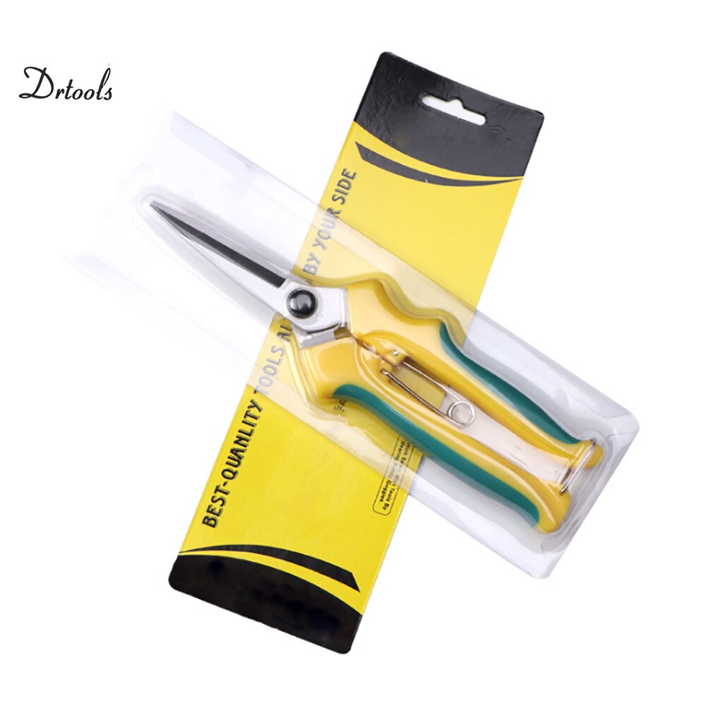 Straight Fruit Tree Picking Fruit Scissors Rubber Orchard Thin Fruit Shears Gardening Bonsai Tools Garden Supplies Pruning shear