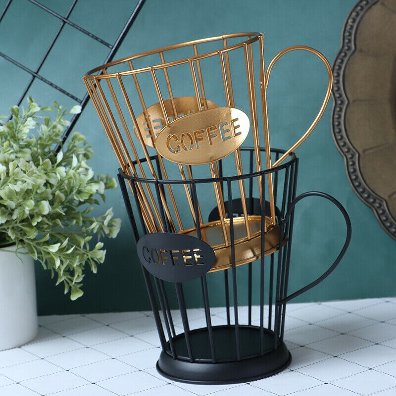 Panier de rangement universel pour capsules de café, support de rangement pour dosettes de café Nespresso, hôtel, rangement de cuisine domestique