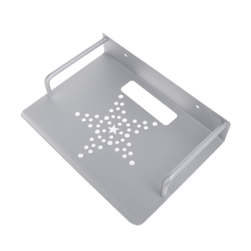 Support mural de stockage TV boîte routeur étagère décodeur support de support Mini PC lecteur DVD support en aluminium monocouche espace