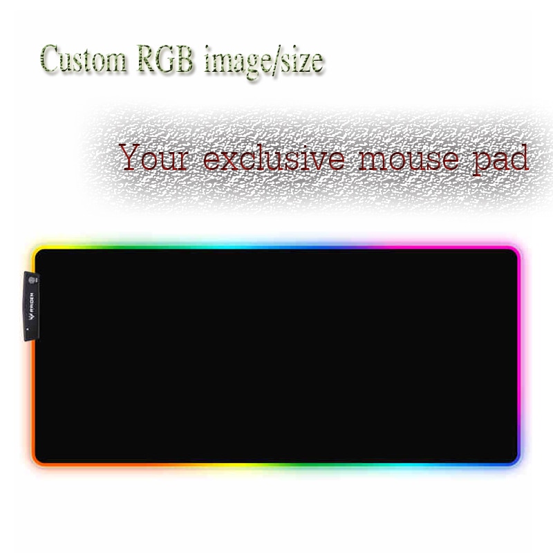 Mairuige grande taille rvb jeu tapis de souris Cool brillant LED couleur serrure caoutchouc univers galaxie USB clignotant ordinateur clavier tapis