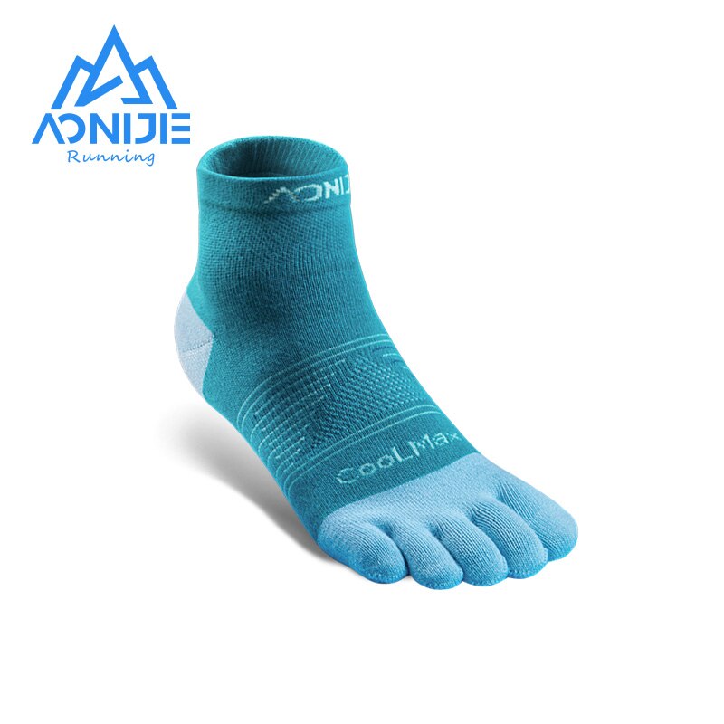 AONIJIE 2 Pairs Außen Socken Schnell Trocknend Fünf Kappe Socken Tragbare Toesocks Für Camping Wandern Trail Running Jogging E4810 E4806
