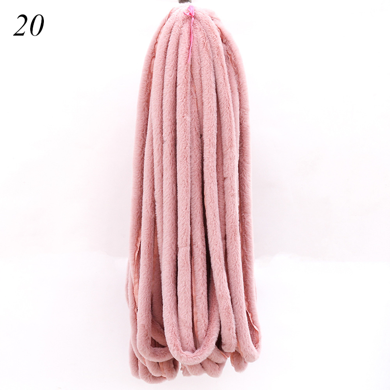 1M Kunstmatige Konijnenbont Lint Tapes Diy Kleding Naaien Pluizige Bekleding Trimmen Stof Woondecoratie Faux Bont Naaien Kostuum cra: 20