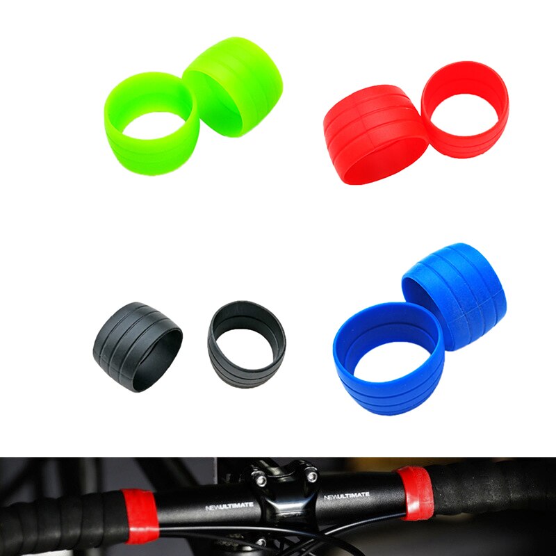 2Stck Fahrrad Lenker Band Befestigung Schleifen Rennrad Griff Griff wickeln Halten Ringe Radfahren Bartape Gurt Gürtel Befestigen Hülse