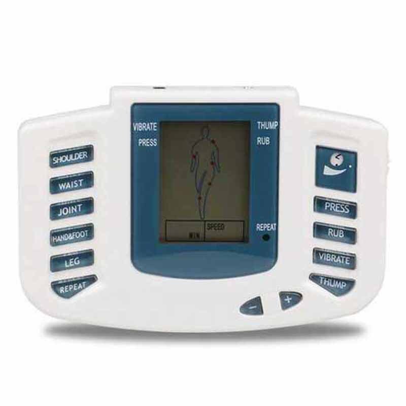 Électro stimulateur Tens EMS, appareil de relaxation pour tout le corps, masseur de thérapie musculaire, stimulation par impulsion, Acupuncture Tens avec pantoufle de thérapie