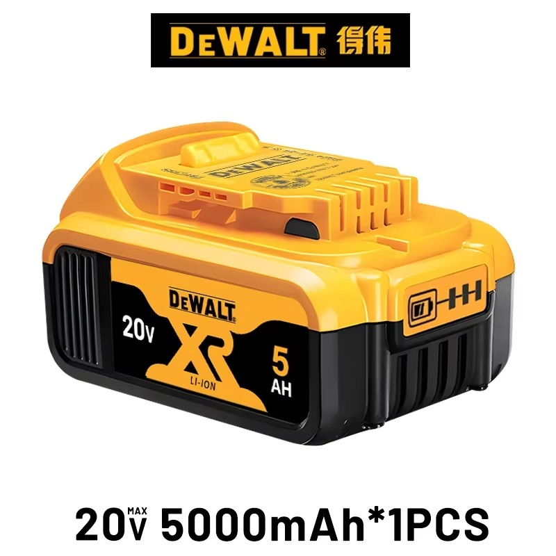 100%  stk . originale dewalt 18v batterier, , 2ah 5ah 6ah genopladelige lithium-ion batterier, dewalt dcb 200 udskiftningsbatteri til elværktøj: Blå