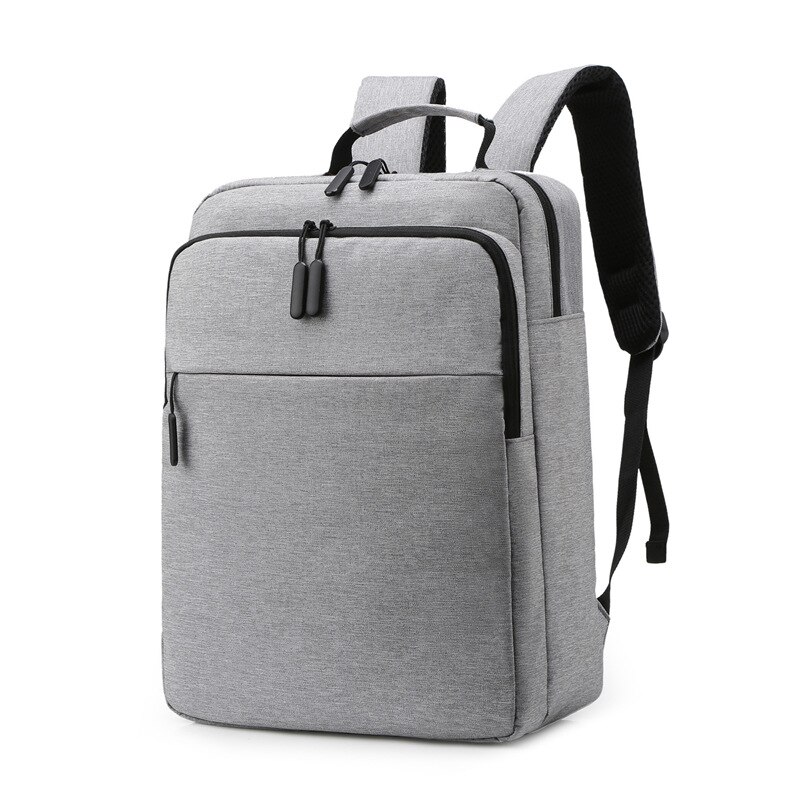 Novo esportes ao ar livre mochila simples saco de computador de negócios moda estudante saco de escola viajar bolsa de ombro: Cinza