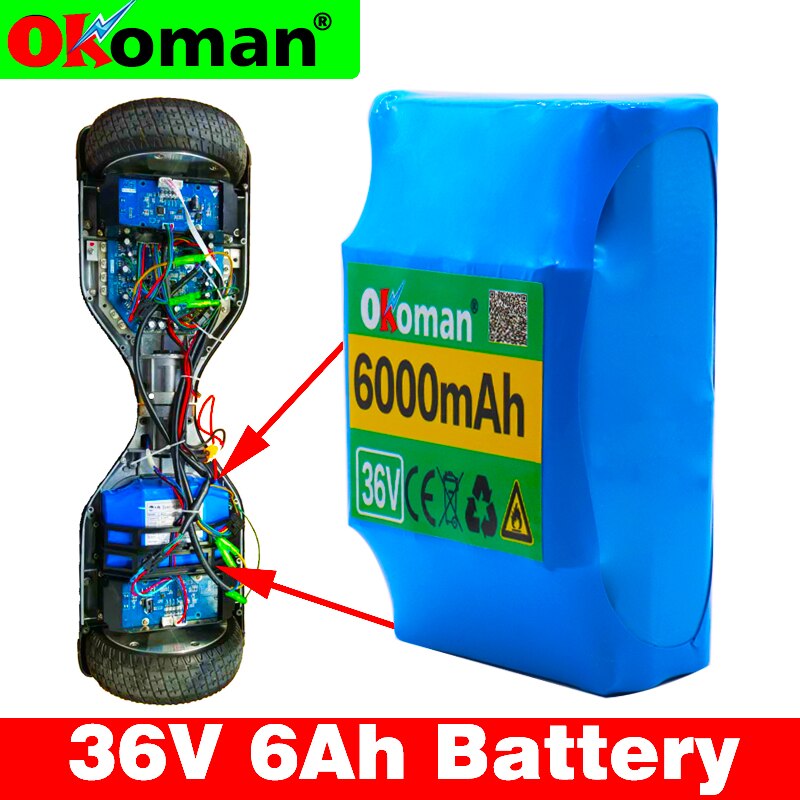 Batterie Lithium CITYBUG JDBUG 36V 5.6Ah Avec LED Noires Pour ES809 - Neuf
