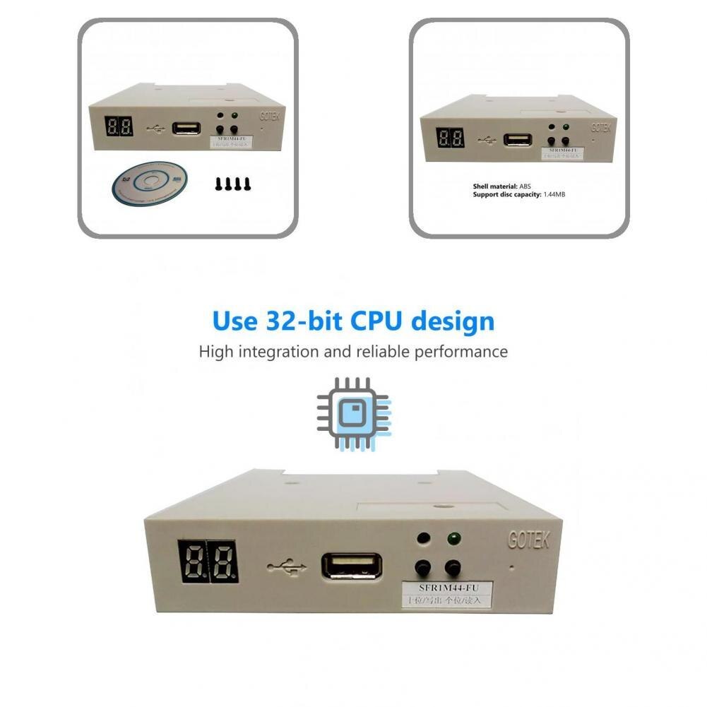 High 1.44MB Floppy Drive Emulator Reliable Floppy Disk Emulator User-friendly for Machining Center