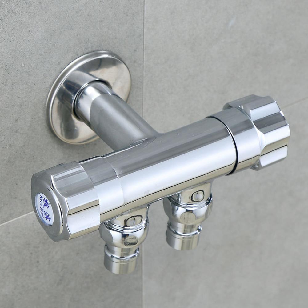 Messing ventil badeværelse bruser vandhane vand splitter bruser dyse til bruseromskifter konverter ventil blandeventil spray vand
