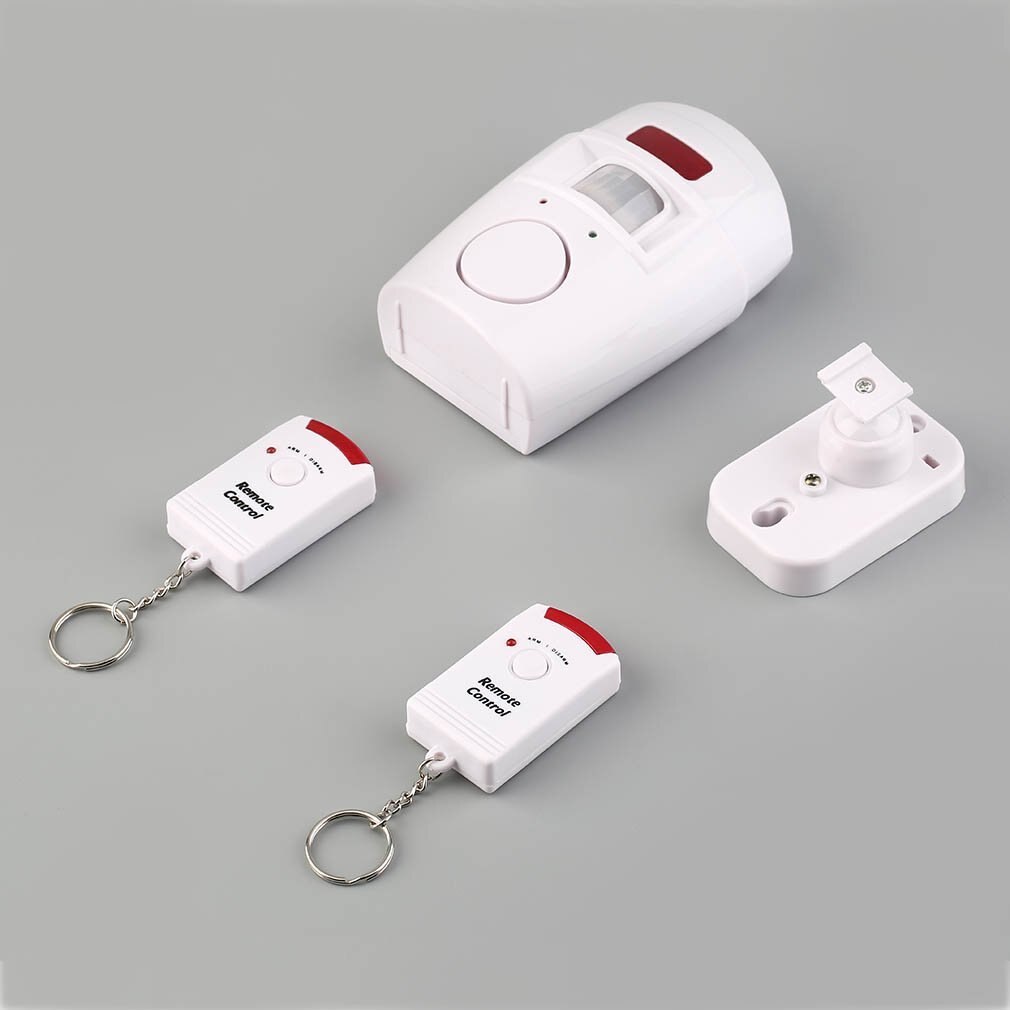 Sensor de movimiento Pir 105db, sistema de alarma rectangular para casa, juego de seguridad inalámbrica,