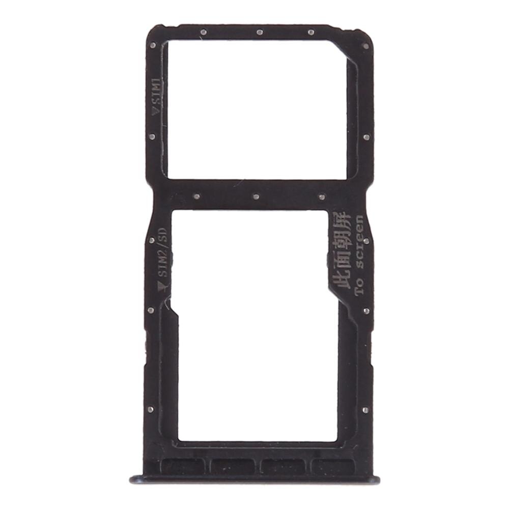 Ipartsbuy Sim Card Tray + Sim Card Tray / Micro Sd-kaart Voor Huawei P30 Lite: Grey