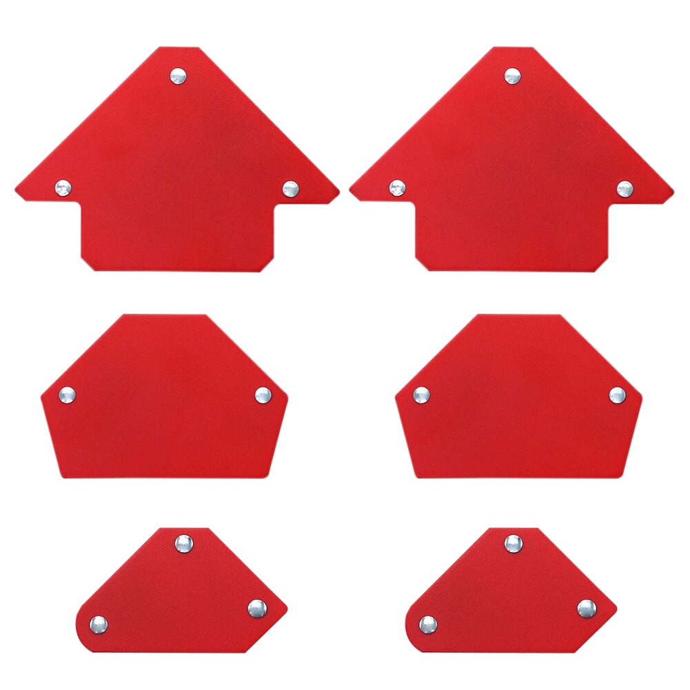 6pcs/set Welding Positioner Set Triangular Polygon Multi-angle Magnetic Fixed Angle Soldering Locator Welding Accessories: Default Title