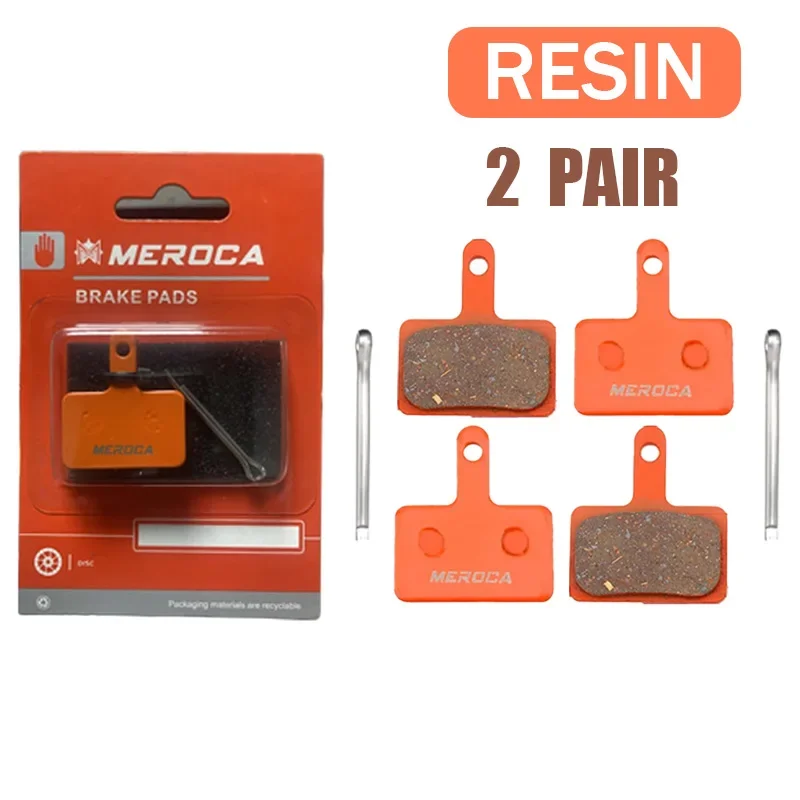Pastillas de freno de disco semimetálicas de resina para bicicleta de montaña, para Shimano B01S M375 M395 M446 M485 M486 M416 Deore M515 M525