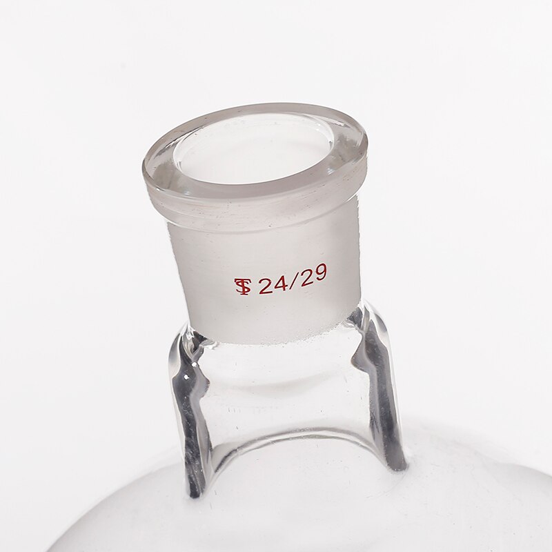 Termo de fondo redondo de un solo cuello para laboratorio, frasco de de 25ml/50ml/100ml/150ml/250ml/500ml/1000ml, calibre 24MM