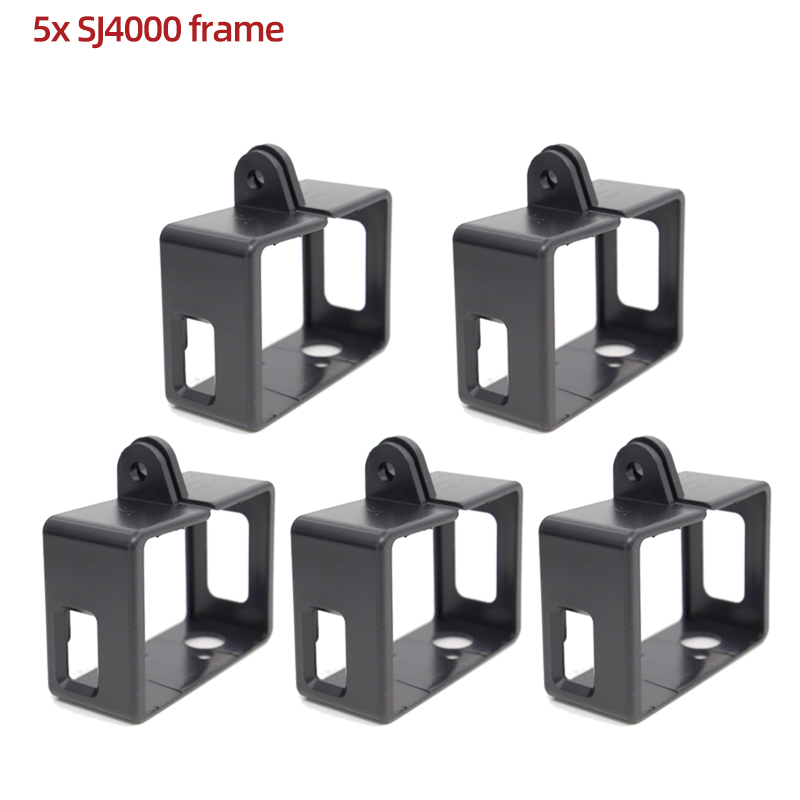 For SJ4000 Frame Multifunctional Protective Case Base SJ4000 Frame For SJCAM SJ4000 AIR SJ4000 WIFI SJ4000 Action Camera: RED COLOR