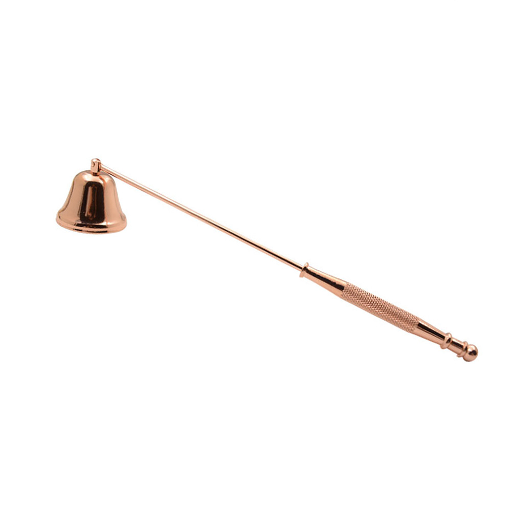 Allume-bougies en acier inoxydable, Vintage, éteindre en toute sécurité, couverture de Banquet, outil de décoration en forme de cloche, longue poignée pour la maison