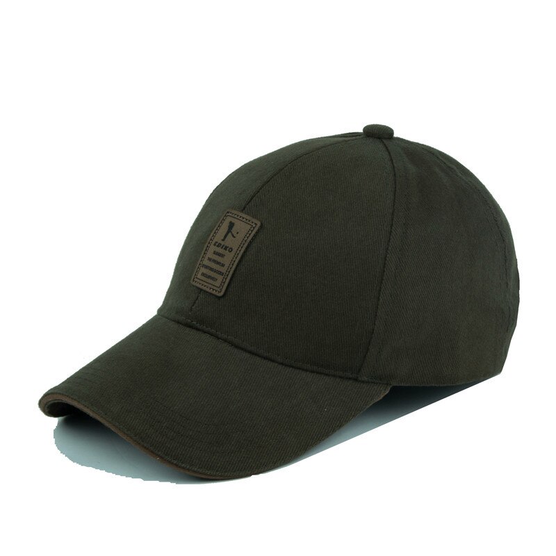 Unisex merkevare baseball cap sport golf snapback enkle ensfargede hatter for menn og kvinner cap: Grønn