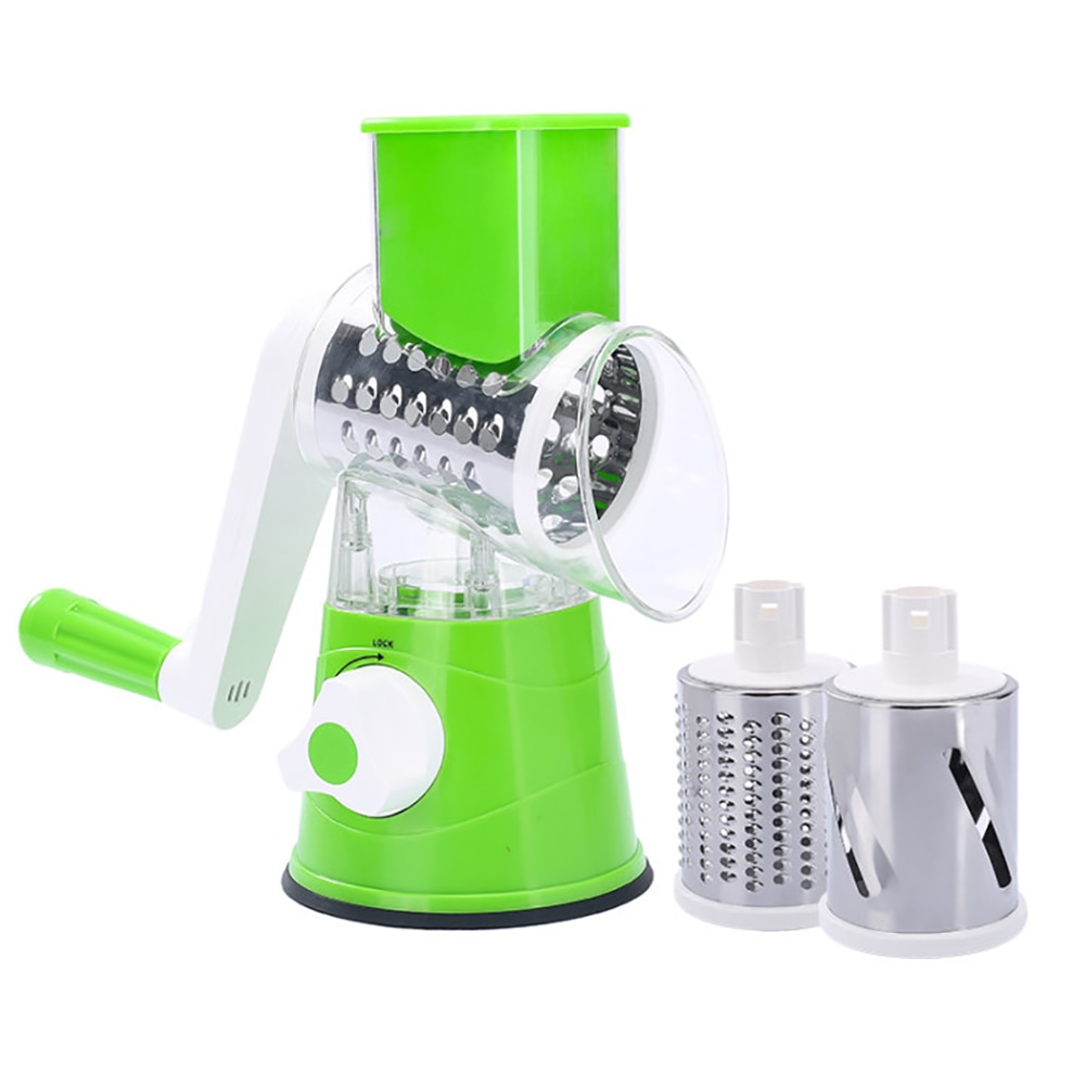 Food Processor Vegetable Chopper Kitchen Roller Gadgets Tool Vegetable Cutter Round Slicer Graters Potato Carrot Cheese Shredder