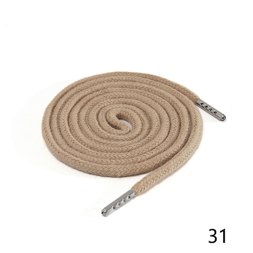 1pcs Sweatpants Drawstring Strap Metal Head Sports Pants Cotton Rope Belt Hoodies Accessories DIY Sewing Band Supplies TJ7625: Brass