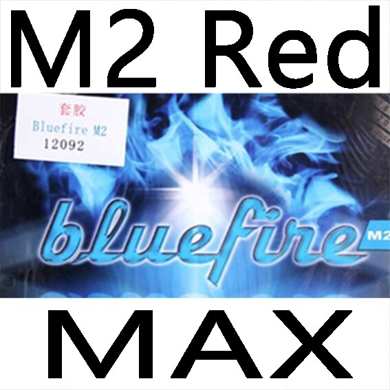 Original donic bluefire m1 m2 m3 tênis de mesa borracha raquetes de tênis de mesa esportes azul chama azul fogo: M2 red