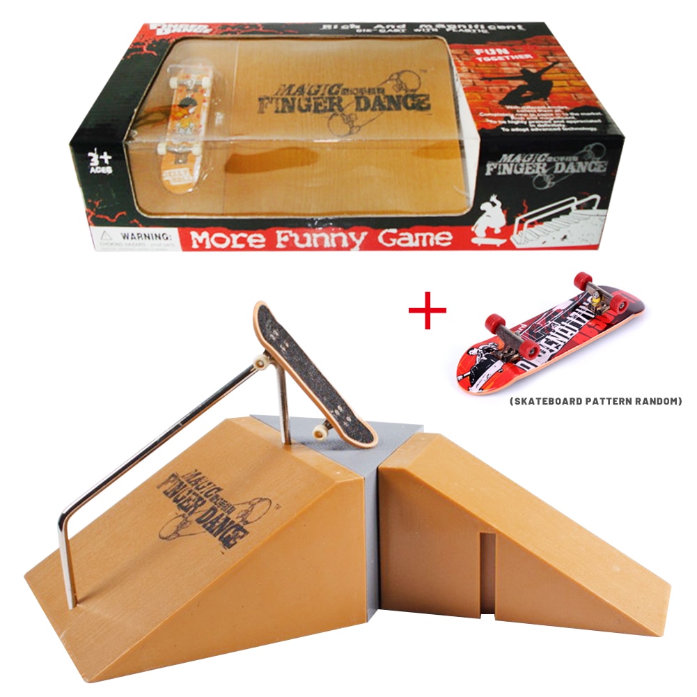Kit de Skate Park avec 2CPS doigt Skateboard jouet Mini touche Rails ensemble pour enfants adultes décompression jouets directe