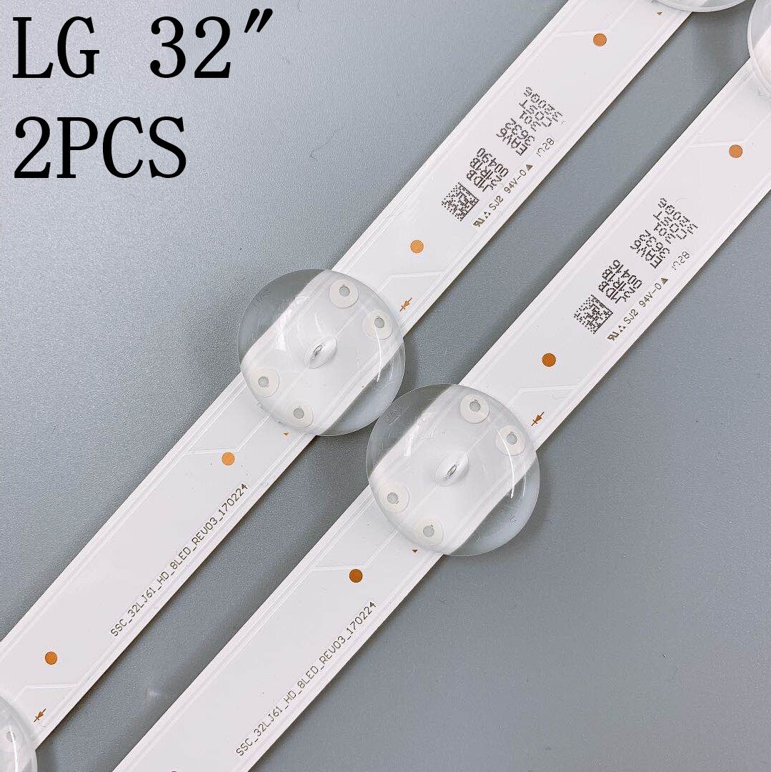 Led Backlight Strip 8 Lamp Voor Lg 32 "Tv HC320DXN-ABSL1-A142 2143 SSC_32LJ61_HD_8LED S 32LC510U 32LM63 Y19