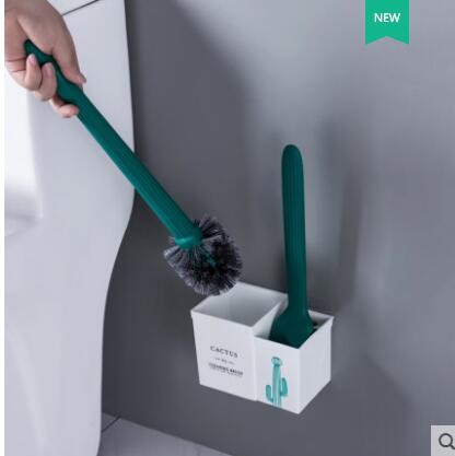 Kreative kaktus wc pinsel einstellen Karikatur hau...  Grandado