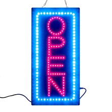 Animated Motion Running LED open teken Business + Aan/Uit Schakelaar Helder Licht Neon Borden