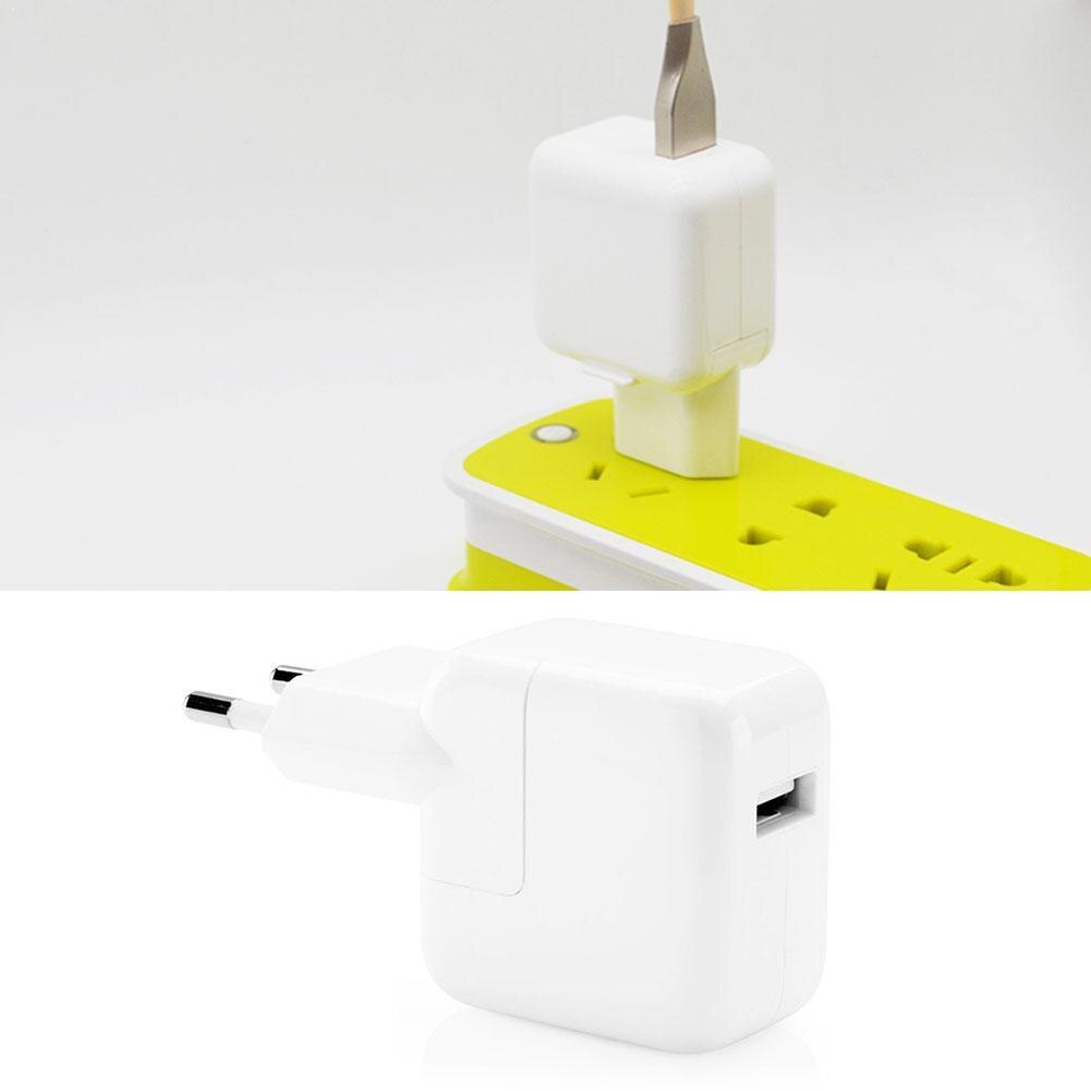 Europese standaard 12w oplader voor apple iphone, ipad 2.4a p2 b 4