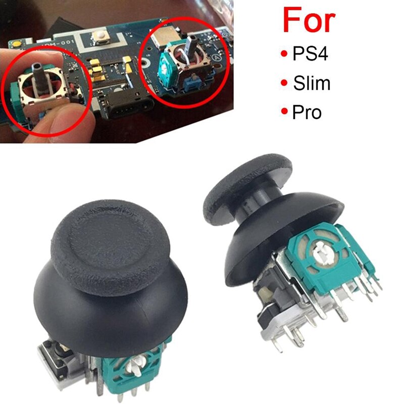 Griff 3d daumen-joystick links und rechts wippe für  ps4 / ps4 slim / pro daumenwippen ersatz  ps4