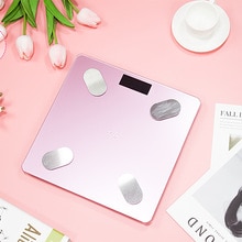 Smart Body Fat Scale Bluetooth Balance Test Body Date BMI Health Weight Weighing Scale Monitor LED Display