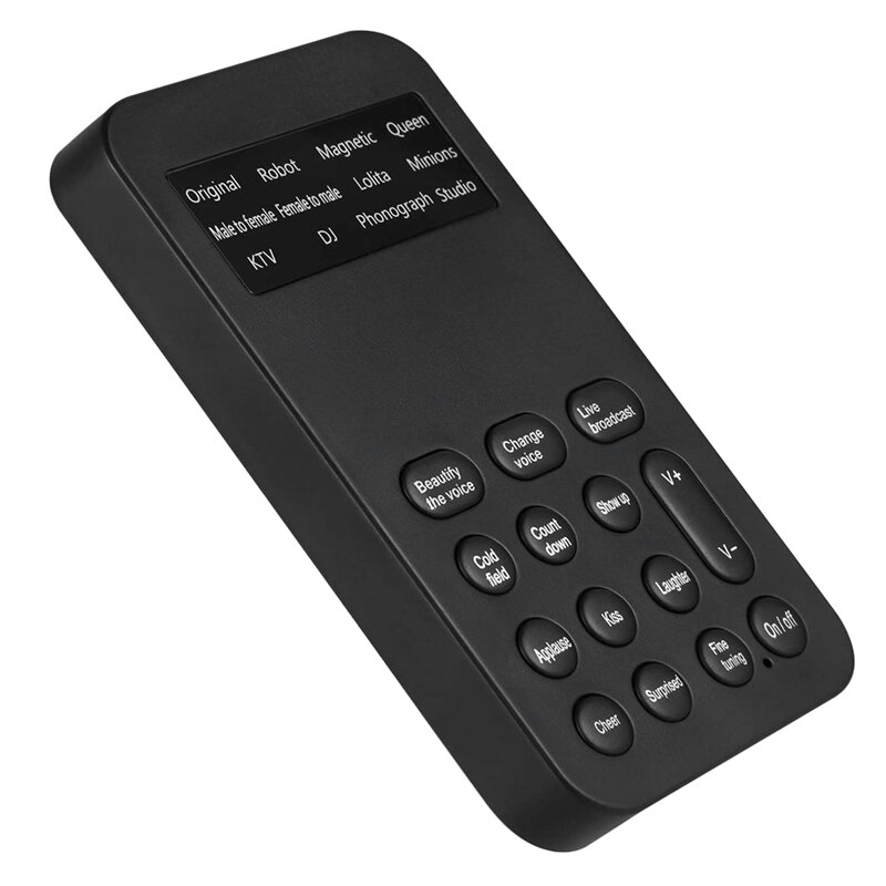 Voice Changer,Voice Changer Handheld Microphone Voice Changer Sound Effect Machine KTV, DJ, Phonograph, Recording Studio