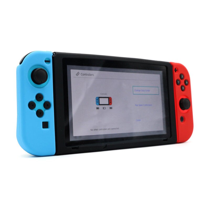 Soft Silicone Protector Skin Cover Case Pouch Holder for Nintendo Switch Console