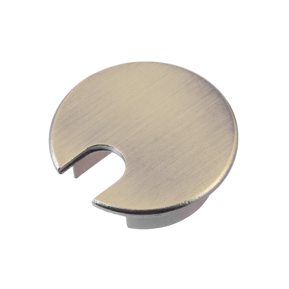 Cache-trou de fil de Table de bureau, œillet d&#39;ordinateur, sortie de câble de Table, bouchon anti-poussière, organisateur de fil, boîte de ligne, pince de câble: Bronze