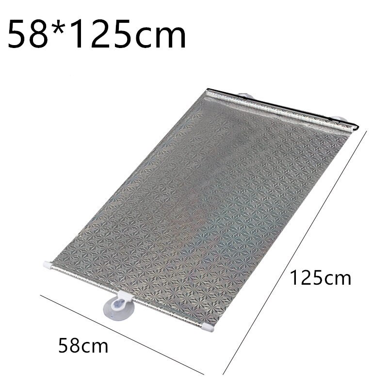 Car Sunshades Front Rear Side Windows Sun Shade Visor for Fiat Punto Palio Uno Idea Bravo Sedici Grande Tipo Qubo Panda Mobi: gray 58-125