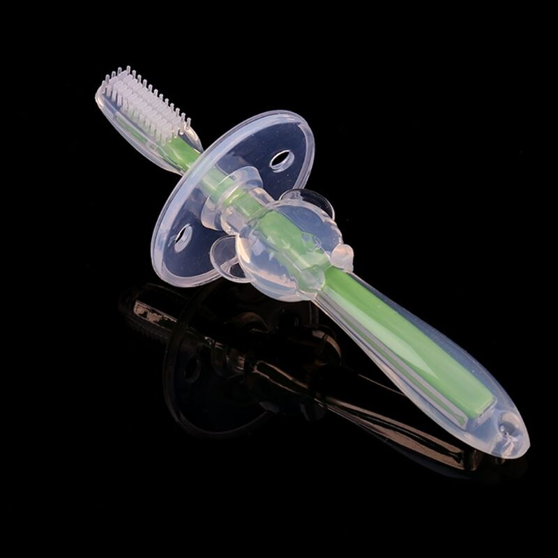 Pliable anneau de dentition brosse à dents | Souple à mâcher pour bébé brosse à dents d'entraînement pour nourrissons