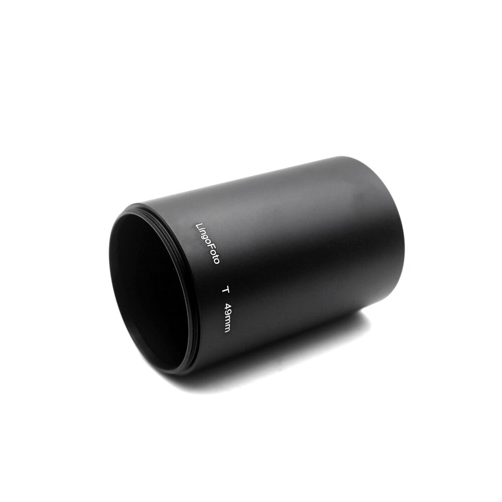 Lingofoto Verschillende Filter Schroefdraad 49 52 55 58 62 67 72 77 82Mm Tele Metalen Zonnekap 78mm Lengte