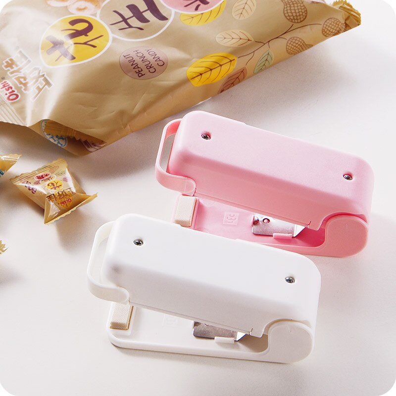 Draagbare Sealer Plastic Zak Opslag Packet Mini Sluitmachine Handige Sealers Resealer Voor Voedsel Snack Keuken Accessoires