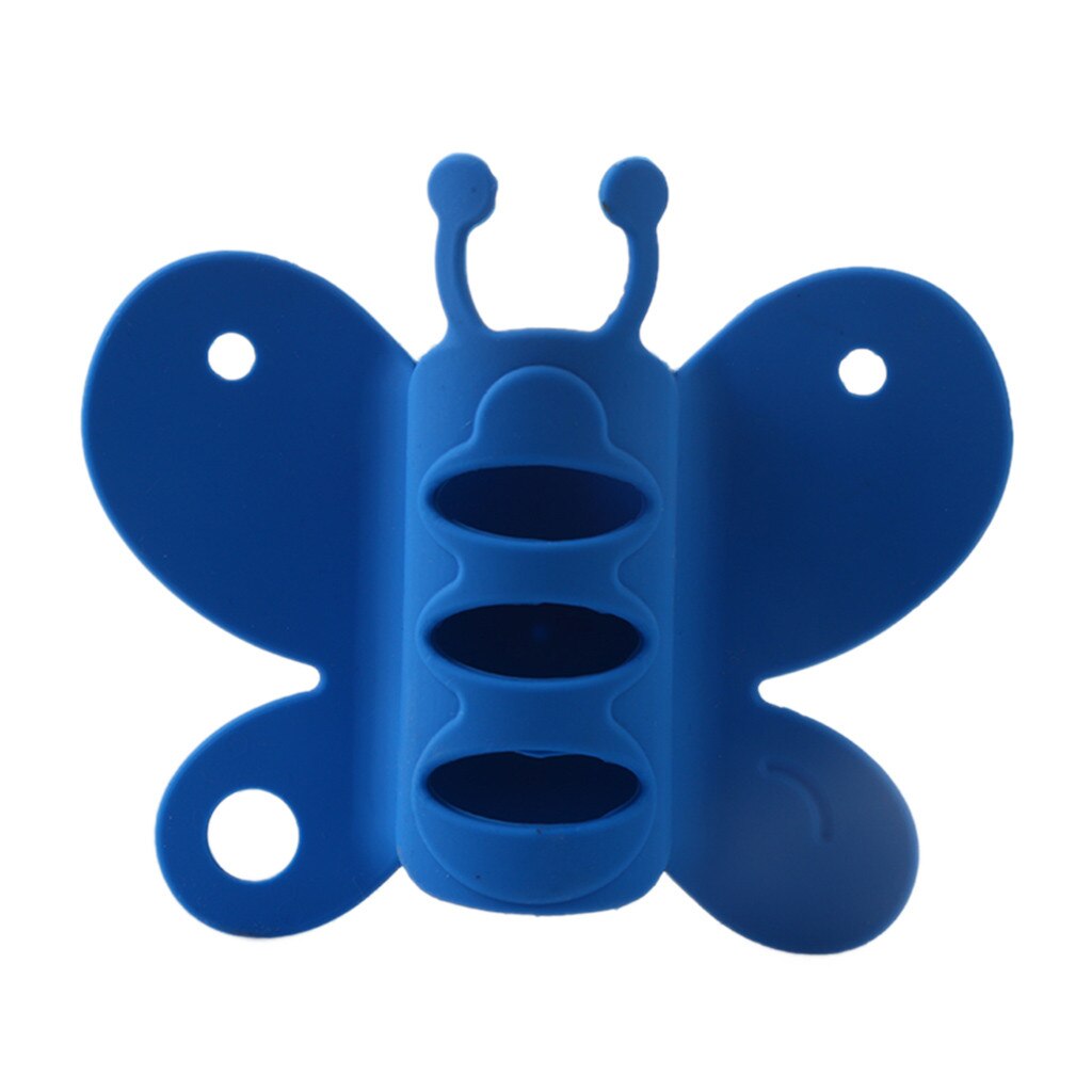 Badkamer Sterke Siliconen Douchekop Beugel Beweegbare Houder Krachtige Zuig Douchestoel Chuck Houder Zuignap Stand Mini: Blauw