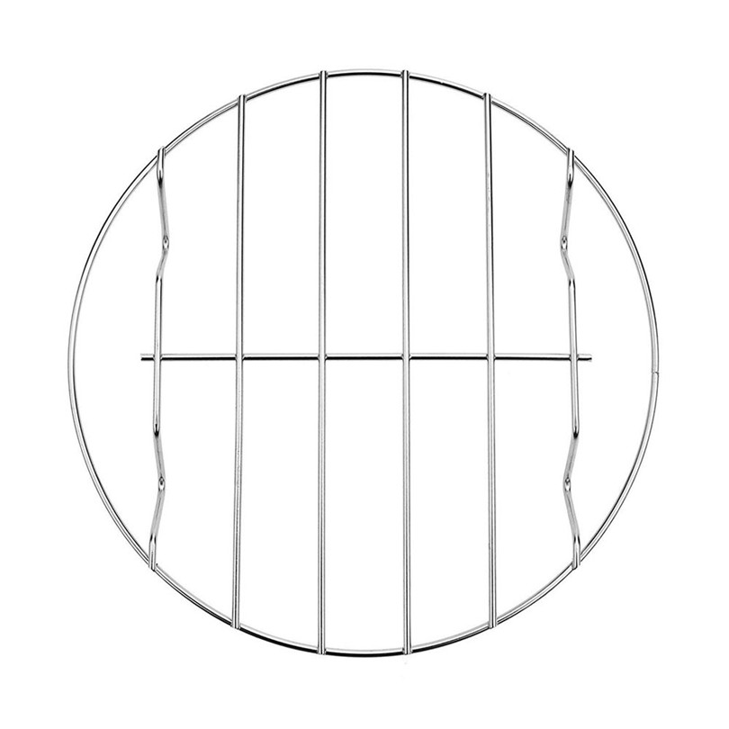 Cooling Rack 8 Inch Cooking Rack Round Stainless Steel Baking and Cooling Steaming Rack kitchen Baking Tools #3M01: Default Title